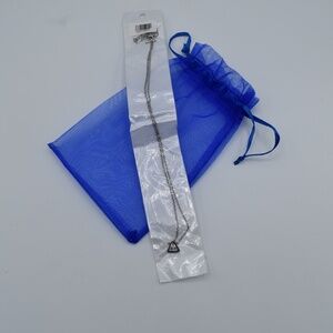 Dainty Silver Triangle Necklaces